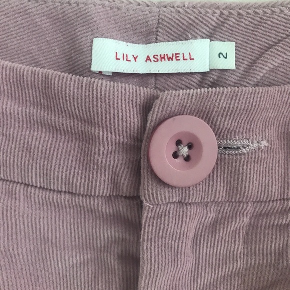 Lily Ashwell Light Purple Corduroy Pants - Picture 4 of 5